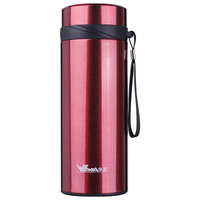 华亚 WAYA 不锈钢保温杯 大容量带过滤网便携水杯HX-850-5S 商务车载休闲杯红色 850ml