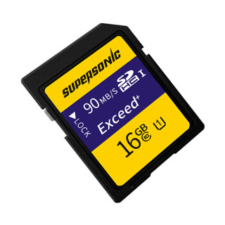 超音速 Supersonic 16GB SD存储卡 C10 U1 相机内存卡 高速版 90MB/s