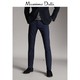 Massimo Dutti 00032132401 男士修身棉质长裤