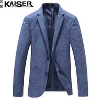 凯撒(KAISER)西服 男2019春季新款青年修身韩版时尚单西薄款休闲西服外套 D216-9805 浅蓝色 XL