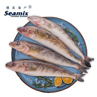 京东PLUS会员：Seamix 禧美海产 冷冻北海道野生深海黄鱼 1.2kg *8件