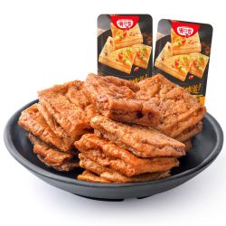 满口香卤汁豆腐干198g豆干小零食香辣豆腐特色小吃