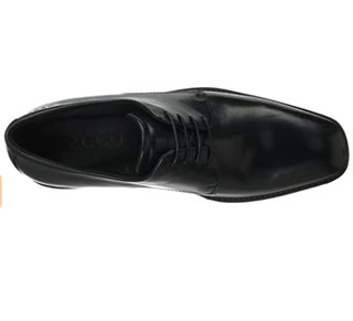 ecco 爱步 Edinburgh Plain Toe Tie 男士正装鞋 black US8-8.5