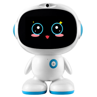 一米触屏AI儿童智能机器人语音陪伴wifi家庭学习机英语教育故事机男女孩玩具白色