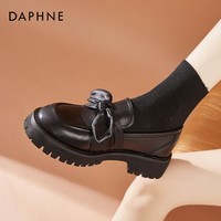 DAPHNE 达芙妮 202001076jcjc 女士厚底小皮鞋