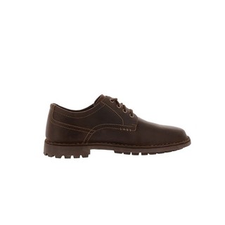 SEBAGO Metcalf Plain-Toe 男士休闲皮鞋 Dark Brown US8.5