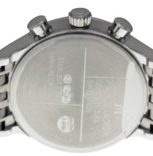 MAURICE LACROIX 艾美 典雅系列 LC1148-SS002-130 男士石英手表 40mm 银色精钢带 圆形