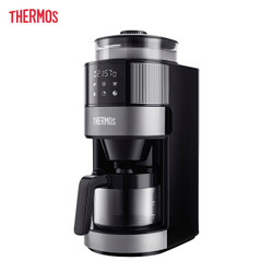 京东PLUS：膳魔师（THERMOS）磨豆咖啡机 研磨浓度调节  防尘防漏控温 可拆卸 EHA-3461E