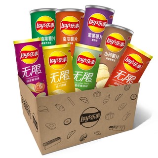 Lay's 乐事 音响礼盒 薯片组合装 8口味 776g