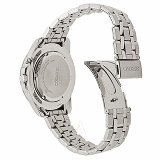 SEIKO 精工 KINETIC系列 SKA629 男士人动电能手表 42mm 银盘 银色不锈钢表带 圆形