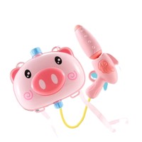 邦宝星城 儿童背包水枪玩具 1300ml 粉色小猪