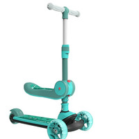 beiens 贝恩施 089二合一 儿童折叠滑板车 格林绿