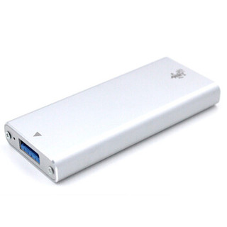 索厉(Suoli) M.2转USB3.0 2240 NGFF固态移动硬盘盒 （可伸缩接口/金属外壳/M2-2）