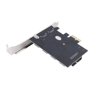 奥睿科（ORICO）PCI-E转USB3.0双口/4口扩展卡台式机主机箱电脑内置高速前置转接卡 PNU-2UI-前置+双口扩展