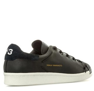 Y-3 系带平底男士休闲鞋板鞋 CG6082 Black-White UK 8.5 