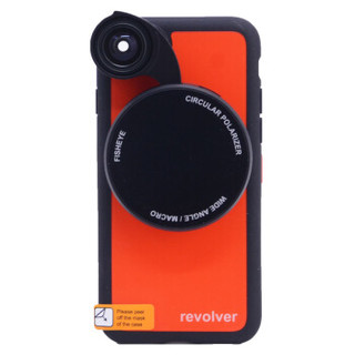 思拍乐（Ztylus） iphone 7/8 通用 广角微距鱼眼偏振4合1 苹果手机镜头套装 经典红