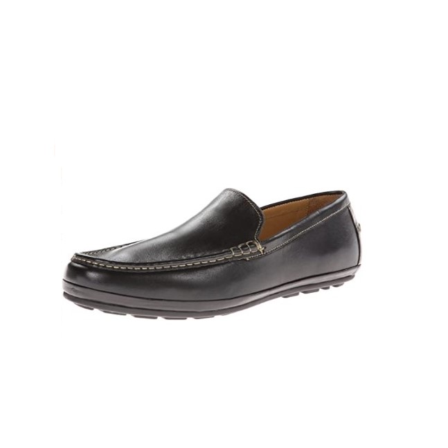 歌涵 COLE HAAN Hudson Venetian Slip-On Loafer 男士一脚蹬皮鞋 Black Nappa US10