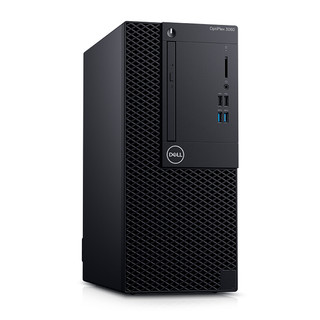 DELL 戴尔 OptiPlex 3060MT 八代酷睿版 23.8英寸 商务台式机 黑色 (酷睿i5-8500、核芯显卡、8GB、256GB SSD、风冷)