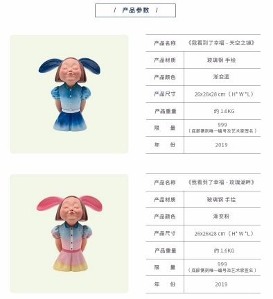 艺术衍生品 限量 《我看到了幸福》向京作品 玫瑰湖畔