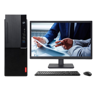 Lenovo 联想 启天 B425 九代酷睿版 21.5英寸 商用台式机 黑色 (酷睿i5-9400、核芯显卡、4GB、1TB HDD、风冷)
