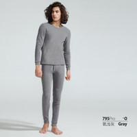 螃蟹秘密 保暖内衣套装男 秋衣秋裤男士 加绒加厚 秋冬潮 氧浅灰 XL