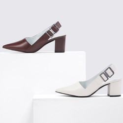 CHARLES＆KEITH CK1-60361165 女士尖头高跟鞋