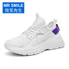 微笑先生（MR SMILE）韩版潮流英伦百搭休闲运动跑步ins超火的时尚男鞋白紫41
