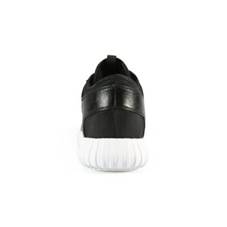 匹克（PEAK）男鞋秋冬款都市休闲鞋轻便防滑耐磨舒适运动鞋 E64647E 黑色 43码