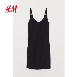 H&M 0868060 女士针织吊带连衣裙