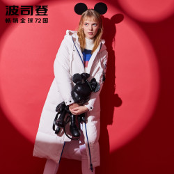BOSIDENG 波司登 B80142112D 迪士尼长款过膝羽绒服