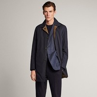 Massimo Dutti 03419229401 双面穿轻质风衣