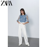 ZARA 03564022400 女士硬纱衬衫