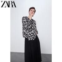 ZARA 08351025084 褶皱领衬衫 