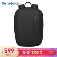 新秀丽（Samsonite）电脑包双肩包背包 轻便时尚休闲书包 14英寸笔记本可用 男女款 BT8*09001黑色