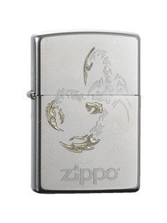zippo 之宝 ZP-205 缎纱镀铬 防风打火机