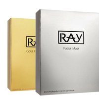 RAY 蚕丝皙滑柔嫩面膜 4盒装(银色*2盒+金色*2盒)