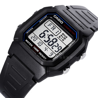 CASIO 卡西欧 DIGTAL系列 37毫米电子腕表 W-800H-1A