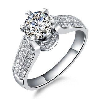 一搏千金（YBQJ）BG007 18K金共100分IJ色求订结婚 钻石戒指 钻戒 钻石女戒