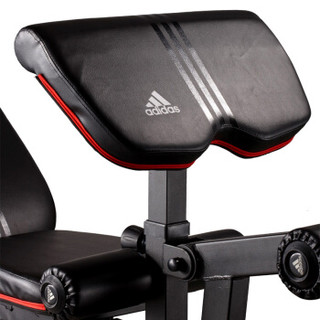 阿迪达斯adidas家用健身器材多功能仰卧板哑铃凳健身椅仰卧起坐板健腹肌板收腹机训练器 ADBE-10238
