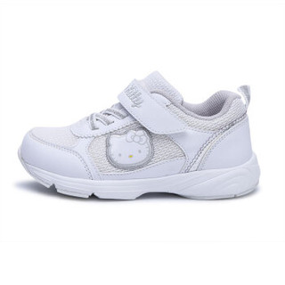 HELLOKITTY 女童运动鞋休闲学生白色跑步鞋K7512314白灰26码