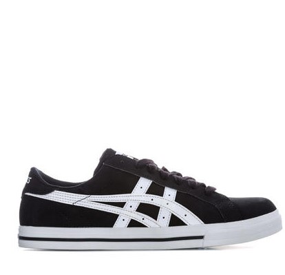 ASICS 亚瑟士 系带男士休闲鞋板鞋 H6Z2Y9099 Black-White UK 3.5 
