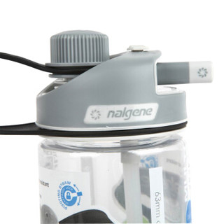 乐基因（nalgene）塑料太空杯560ml多功能系列吸嘴运动水瓶 透明1790-1020