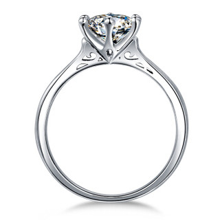 一搏千金（YBQJ）BG002 白18K金23分DE色钻石戒指 求结婚戒指 单钻婚戒