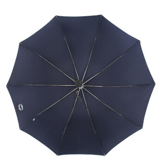 天堂伞三折加大加固一甩干钢骨SH5深蓝色遮阳挡雨两用晴雨伞