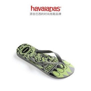 Havaianas 哈唯纳 4 Nite2020 夜光涂鸦个性人字拖  