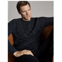 Massimo Dutti 00913447401 男装棉质针织衫