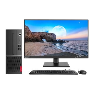 Lenovo 联想 扬天 M4000s 九代酷睿版 23英寸 商用台式机 黑色 (酷睿i5-9400 、2G独显、8GB、256GB SSD+1TB HDD、风冷)