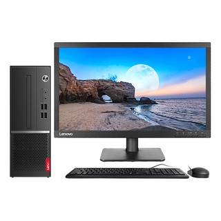 Lenovo 联想 扬天 M4000s 九代酷睿版 21.5英寸 商用台式机 黑色 (酷睿i7-9700、GT 730、16GB、256GB SSD+2TB HDD、风冷)