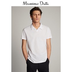 春夏折扣 Massimo Dutti男装 商场同款 2020新款棉质珠地布短袖 POLO 衫 00746354250