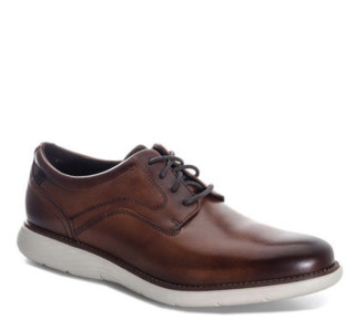 ROCKPORT 乐步 Garett Plain Toe系列系带平底男士休闲鞋休闲皮鞋 CH4295 Cognac UK 10 